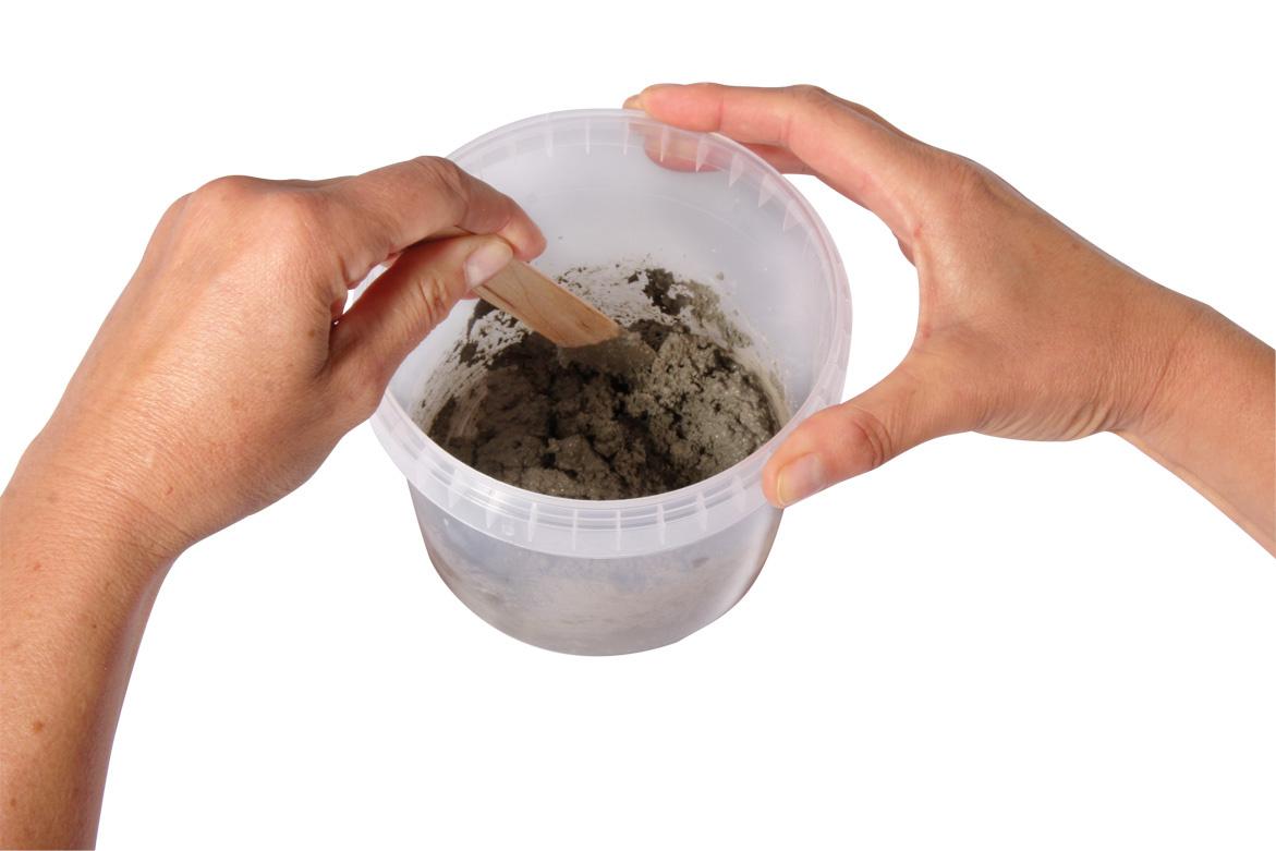 Produktbild rayher Kreativ-Beton Set Schale, 250 g Beton inkl. Zubehör, Eimer 2 von 4