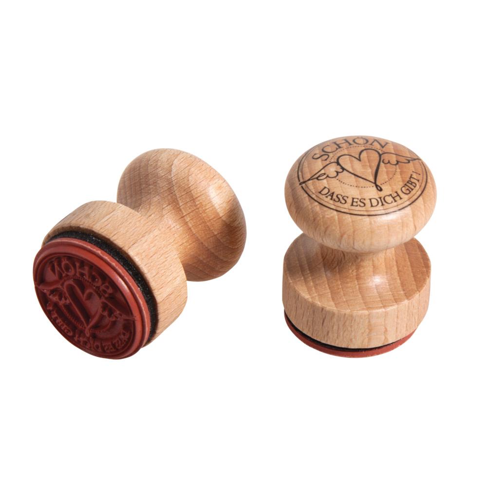 Produktbild rayher Stempel"Schön, dass es Dich gibt"3 cm 2 von 2