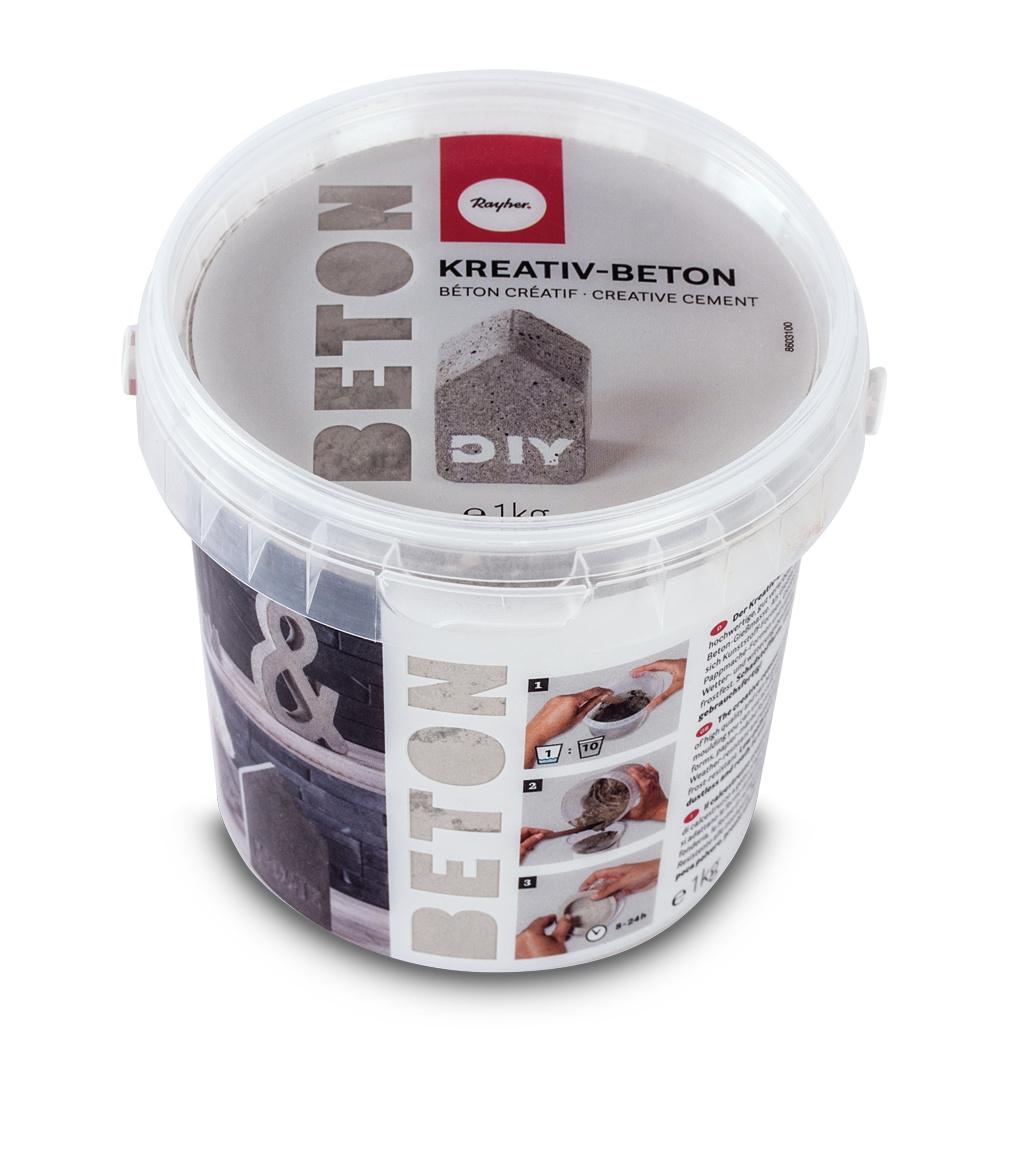 rayher Kreativ-Beton, Eimer 1kg