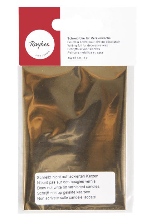 Produktbild rayher VERZIERWACHS SCHREIB-FOLIE GOLD 3102006 2 von 2