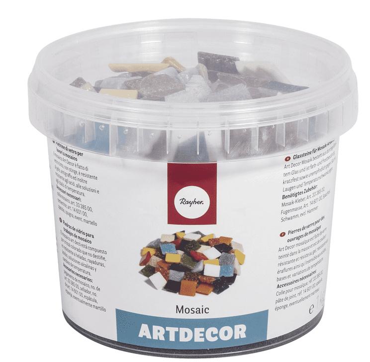 Produktbild rayher MOSAIKSTEIN BUNT GEMISCH  2CM Eimer 1kg 1453149 2 von 2