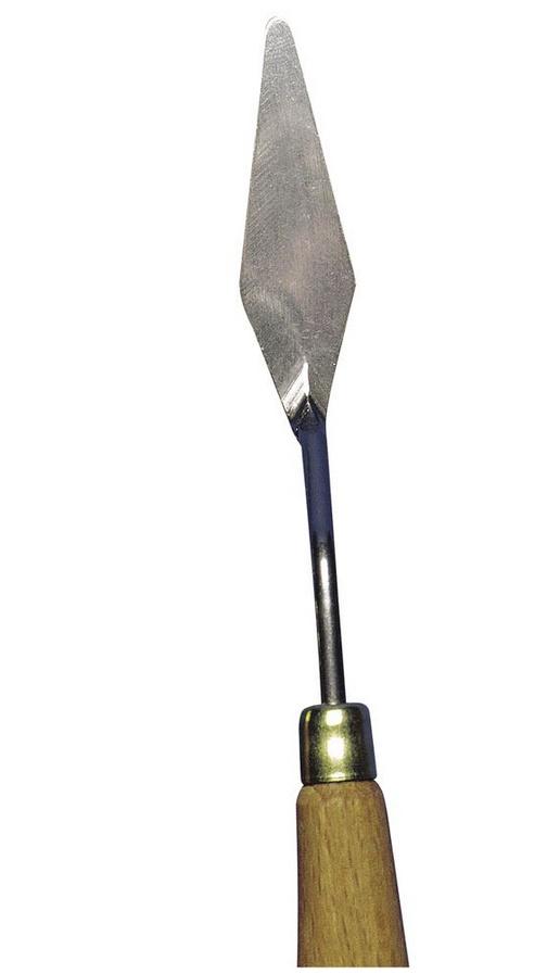 rayher Metallspachtel mit flex. Klingenspitze, SB-Btl. 1 Stück, Klingenlänge 50 mm