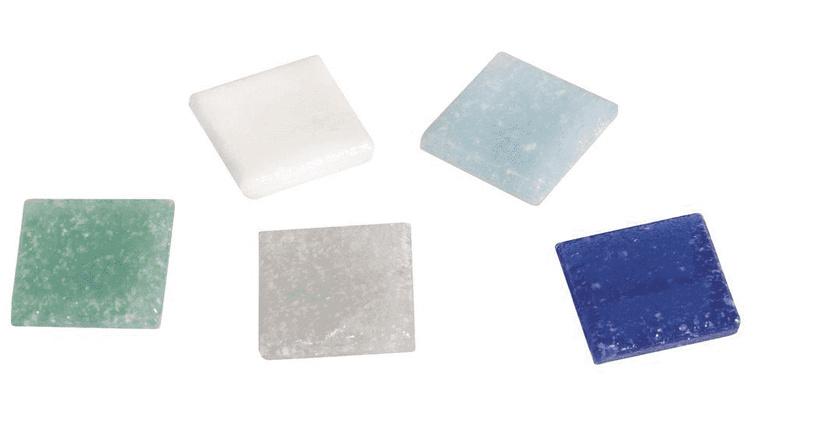 rayher MOSAIKSTEIN HELLBLAU 2CM Eimer 1kg 1453108