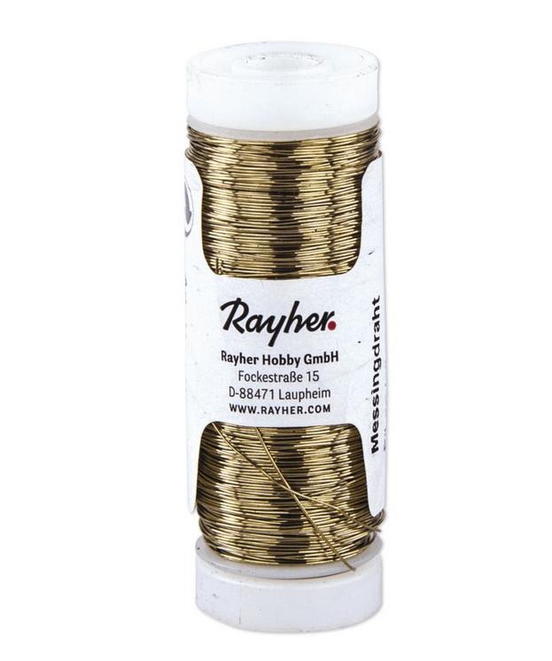 rayher MESSINGDRAHT 0,4MMX40M 2413200