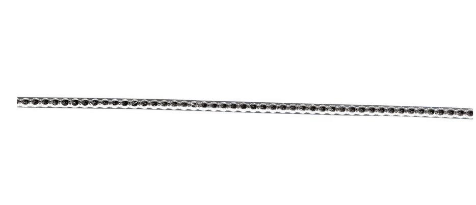 rayher WACHS PERLENSTREIFEN 20 CM SILBER 2 MM 11 STUECK 3108722
