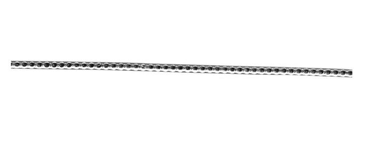 rayher WACHS PERLENSTREIFEN 20 CM SILBER  4 MM 6 STUECK 3108822