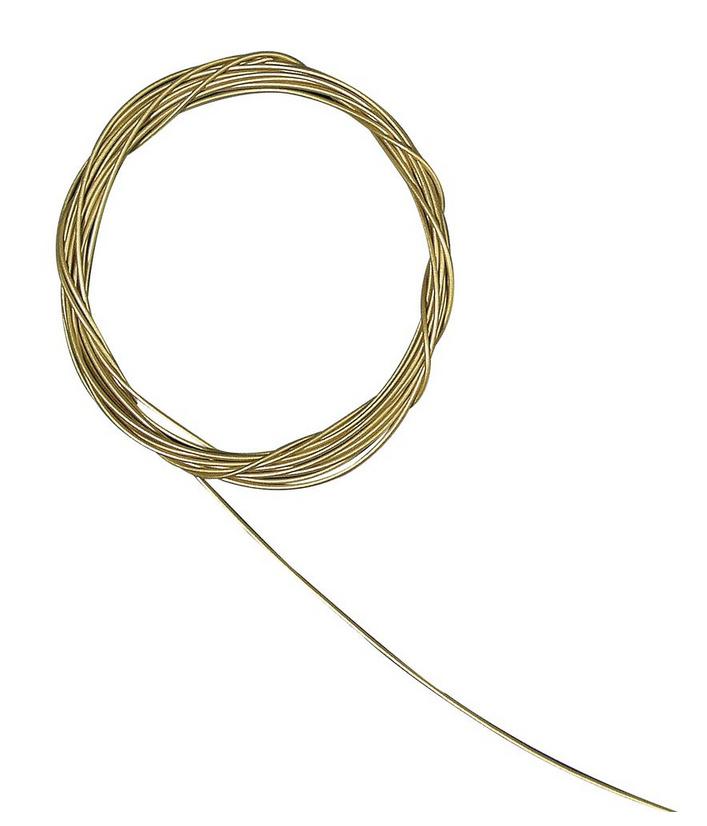 rayher SCHMUCKDRAHT 0,5MMX2M MATT GOLD NYLON COATED 2115506