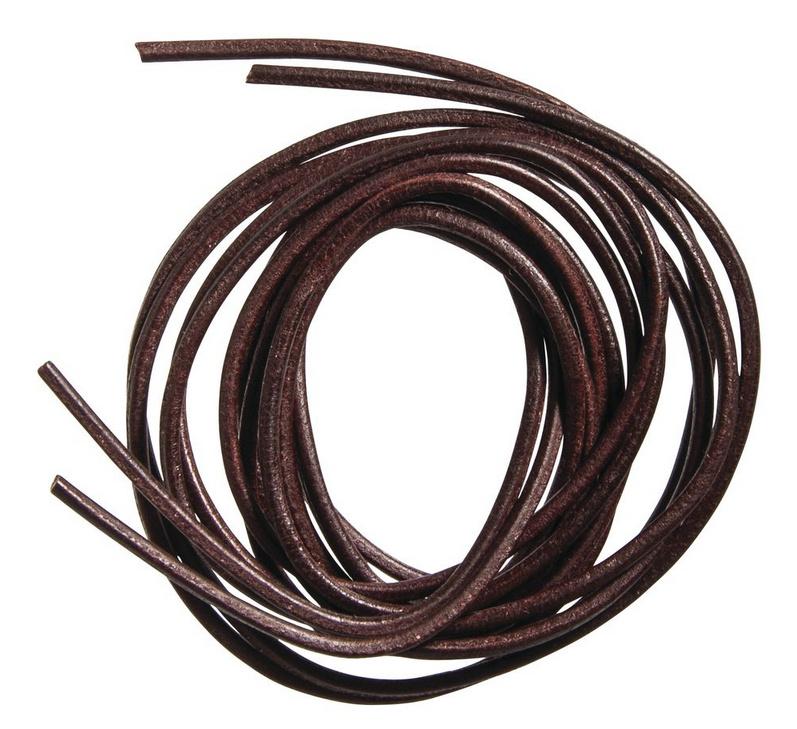 rayher RUNDRIEMEN AUS RINDLEDER 2MMX1M DUNKELBRAUN 2ST. 8300905
