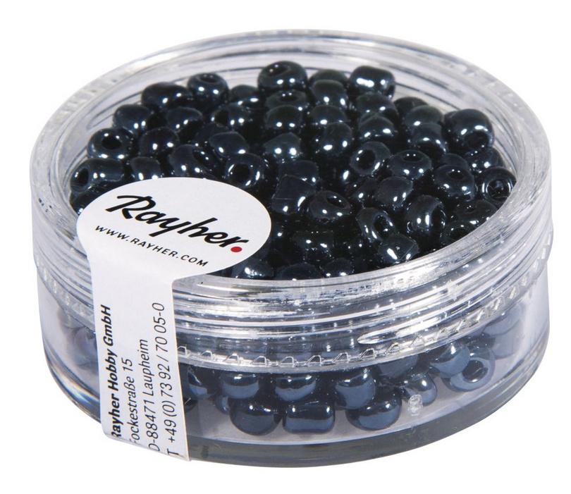 rayher ROCAILLES 4MM M.SILBER EINZUG BLUTSTEIN 17G DOSE 1430023