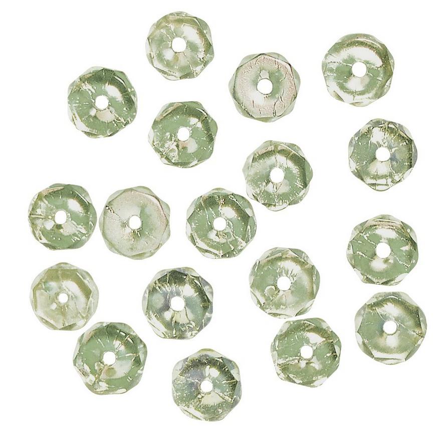 rayher GLAS-SCHLIFFPERLE 6MM IRI.JASPIS 50 STÜCK 14201835