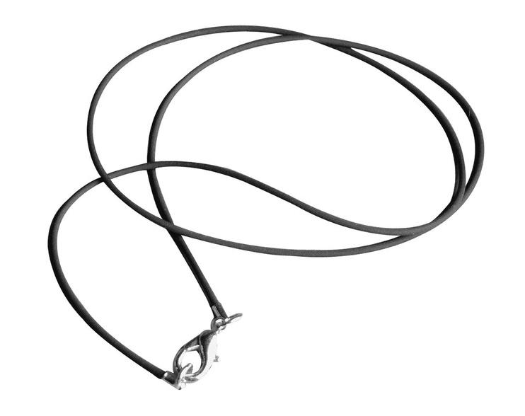 rayher KAUTSCHUCK-COLLIER 42CM 1,25MM  2140300