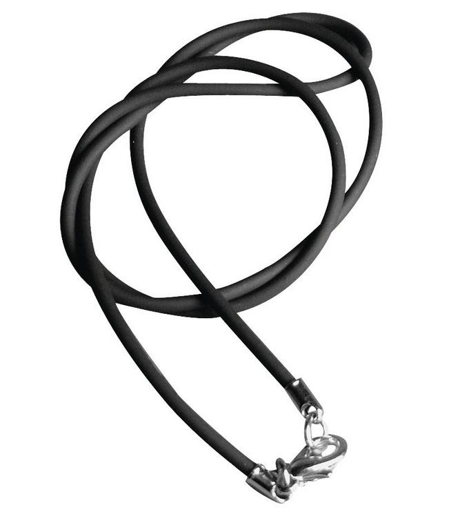 rayher KAUTSCHUCK-COLLIER 42CM 2MM  2140400