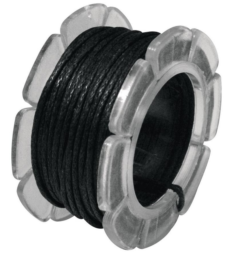 rayher BAUMWOLL-SCHMUCKKORDEL SCHWARZ 1MMX5M 8921301