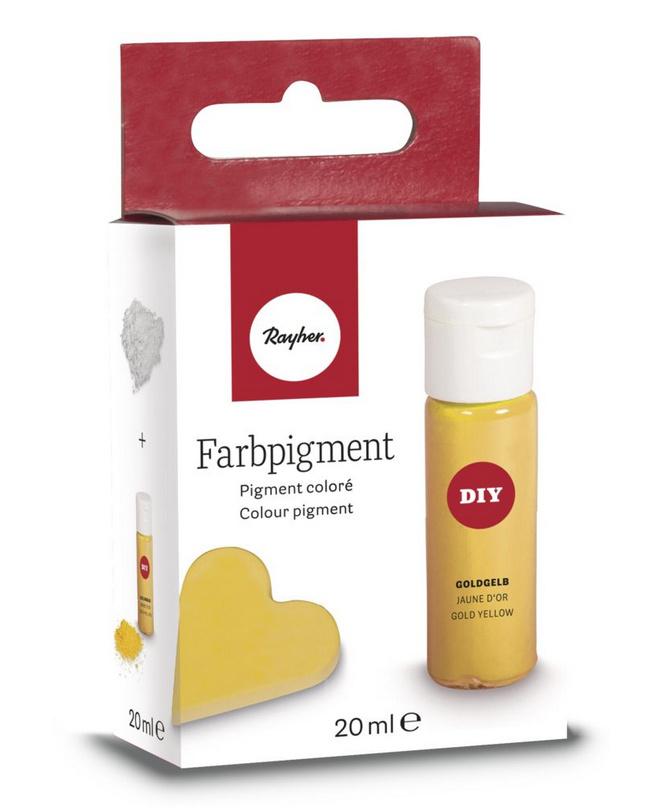 rayher FARBPIGMENT GOLDGELB PET FLASCHE 20ML 35016162