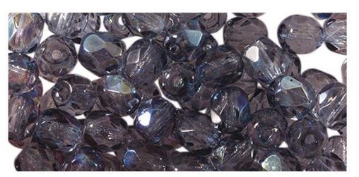 Produktbild rayher Glas Schliffperle 4mm ø Blaugrau 2 von 2