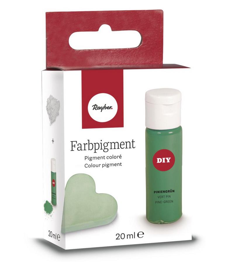 rayher Farbpigment, piniengrün, PET Flasche, SB-Box 20ml