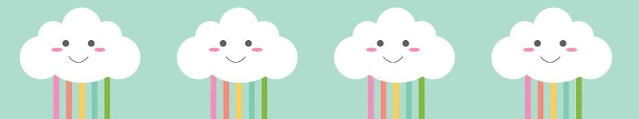 Produktbild rayher Washi Tape Happy Clouds 15mm x 10m 2 von 2