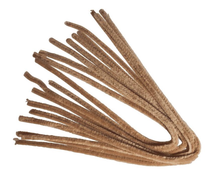rayher CHENILLE-DRAHT 9MM 50CM BEIGE 10 STK. 5210603