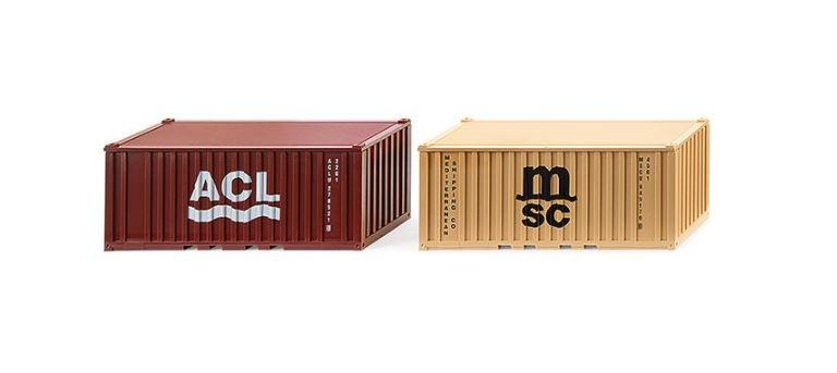 WIKING 001826 1:87 Zubehörpackung - 20'Container