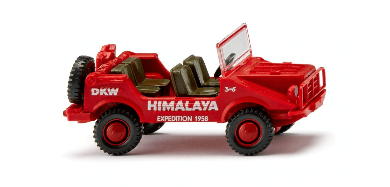 WIKING 012439 DKW Munga Himalaya Expedition 1958 Modellauto 1:87 rot