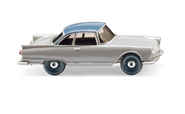 WIKING 012802 1:87 DKW 1000 Spezial Sportcoupé - fenstergrau/brillantblau