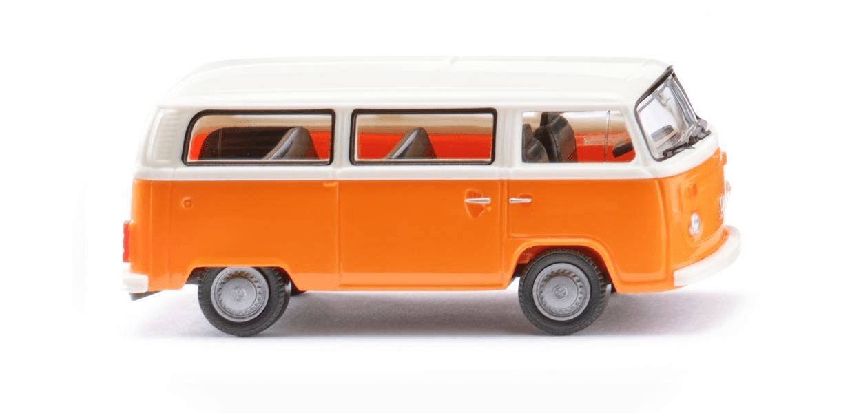 WIKING 031802 1:87 VW T2b Bus - orange/weiß