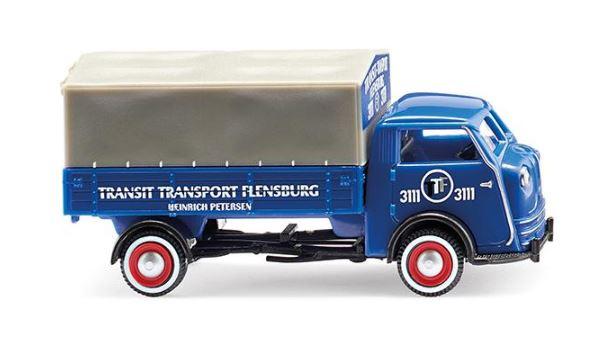 WIKING 033509 1:87 Tempo Matador Hochpritsche"Transit Transport Flensburg"