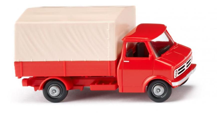 WIKING 035204 1:87 Pritschen-Lkw (Bedford) - blutorange