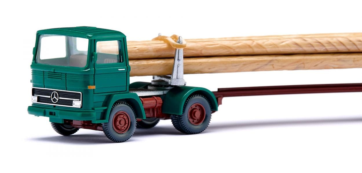 Produktbild WIKING 039012 1:87 Langholztransporter (MB LPS 1317) 4 von 5