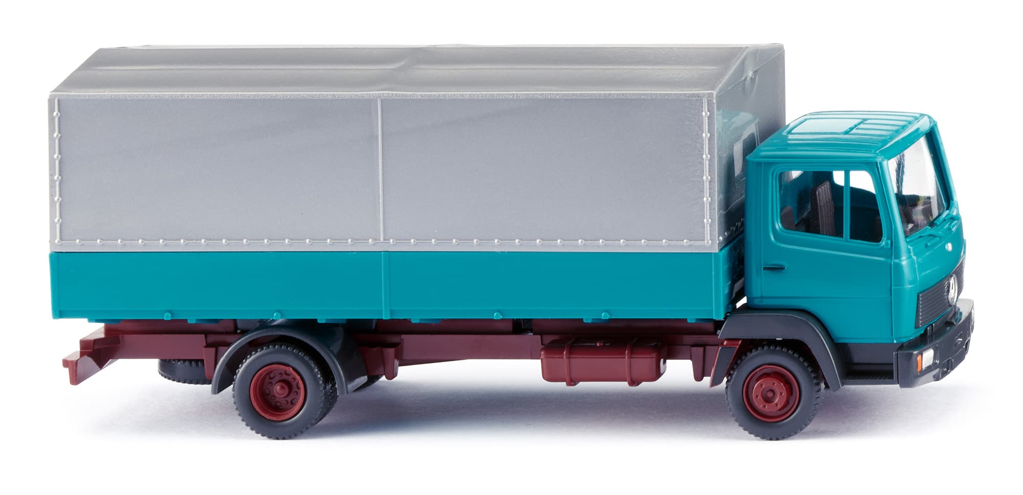 WIKING 043121 1:87 Pritschen-Lkw (MB LP 814) - türkis
