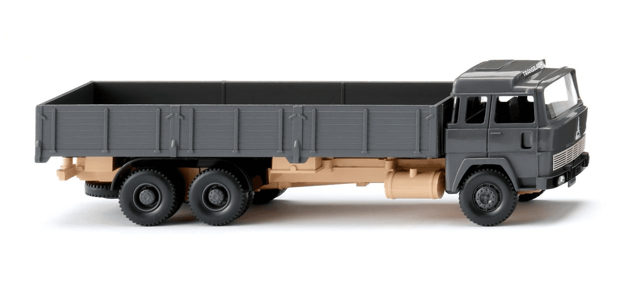 WIKING 043311 Magirus 235 D Hochbordpritschen-Lkw Transeuropa 1:87 grau
