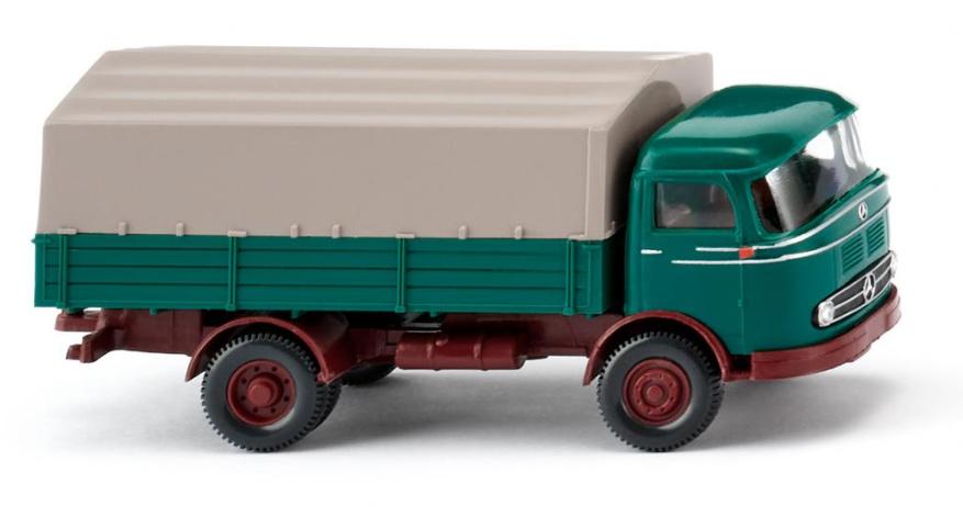 WIKING 043403 1:87 Pritschen-Lkw (MB LP 321) -opalgrün