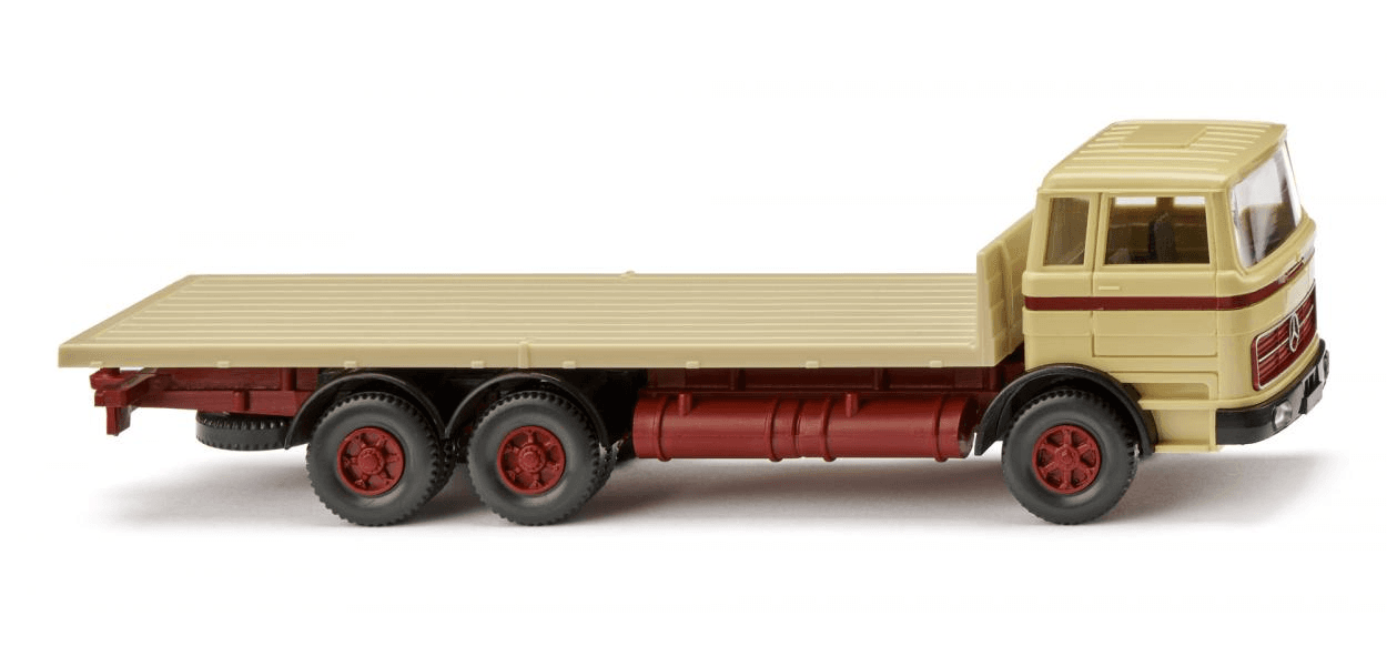 WIKING 044704 1:87 Mercedes-Benz Flachpritschen-Lkw grünbeige 