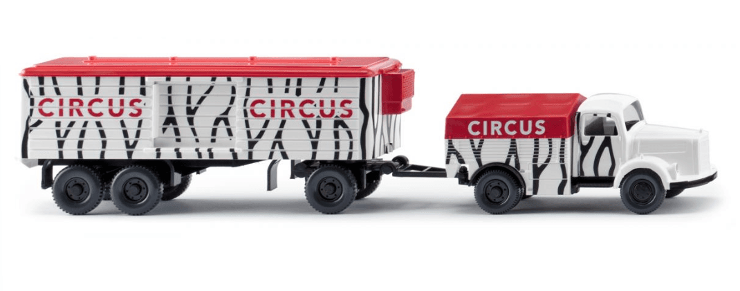 WIKING  049204 1:87 Schwerlastzug (MB L 3500) "Circus"