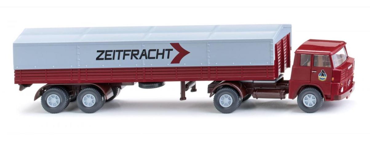 WIKING 051407 - 1:87 Pritschensattelzug (Henschel)"Zeitfracht"