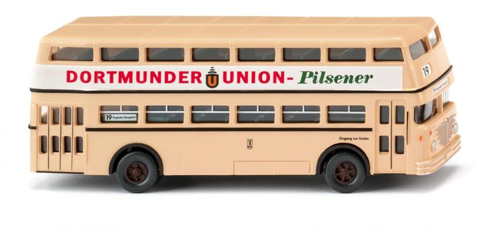 WIKING 072206 1:87 Doppeldeckerbus D2U (Büssing)"Dortmunder Union"