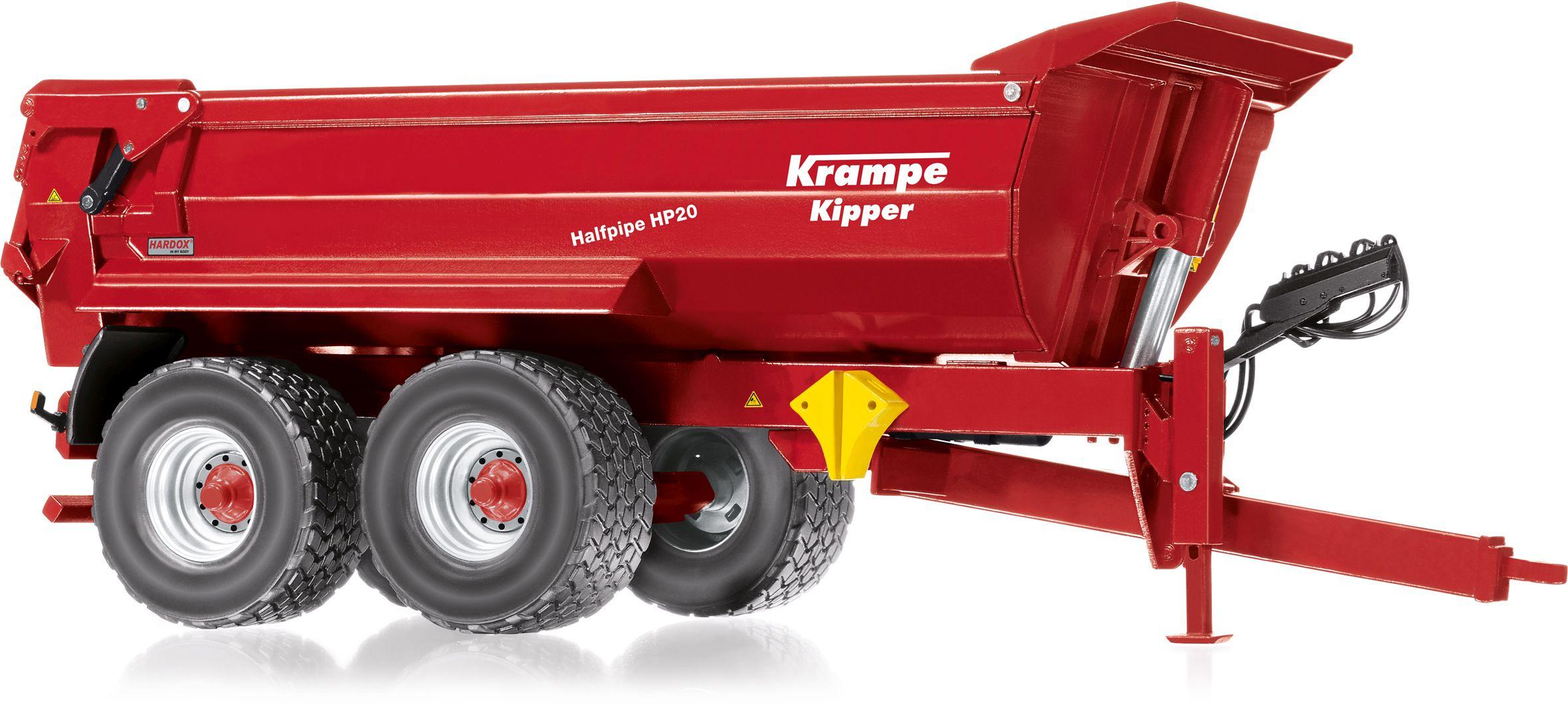 WIKING 077854 - Krampe Tandem-Halbrundmulde Halfpipe HP 20
