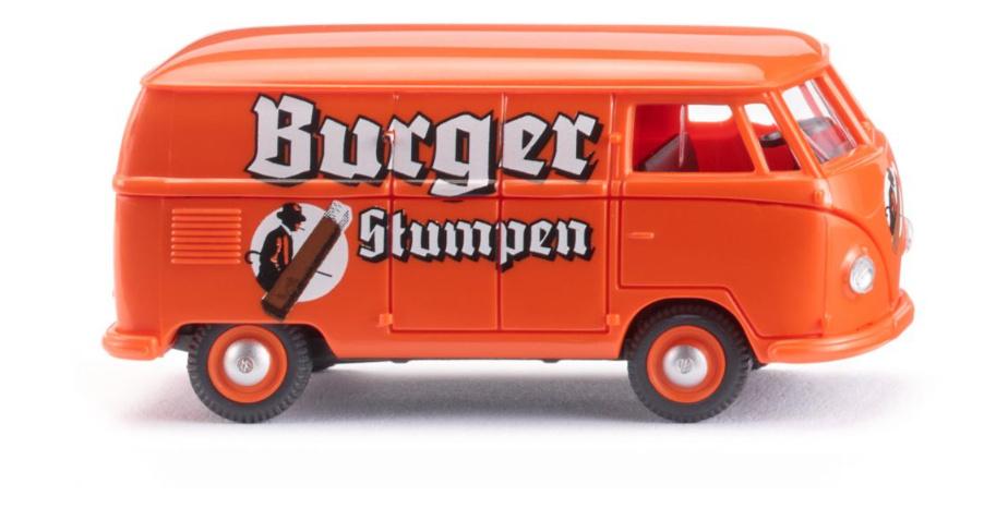 WIKING 078818 1:87 VW T1 (Typ 2) Kastenwagen"Burger Stumpen"