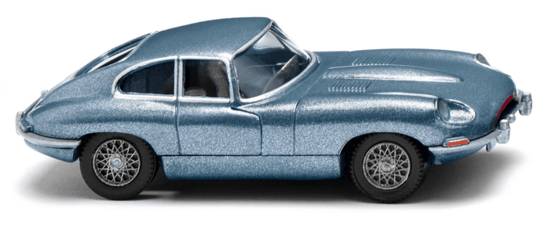 WIKING 080304 1:87 Jaguar E-Type Coupé - opalescent blue met.