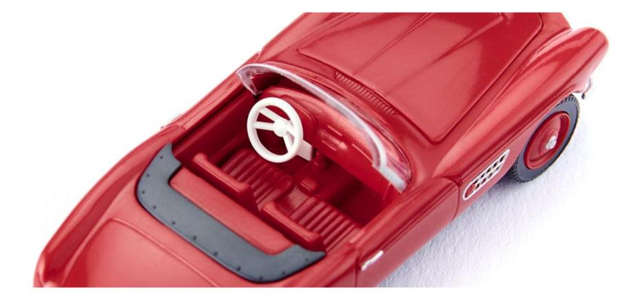 Produktbild WIKING 082907 1:87 BMW 507 - rot 2 von 5