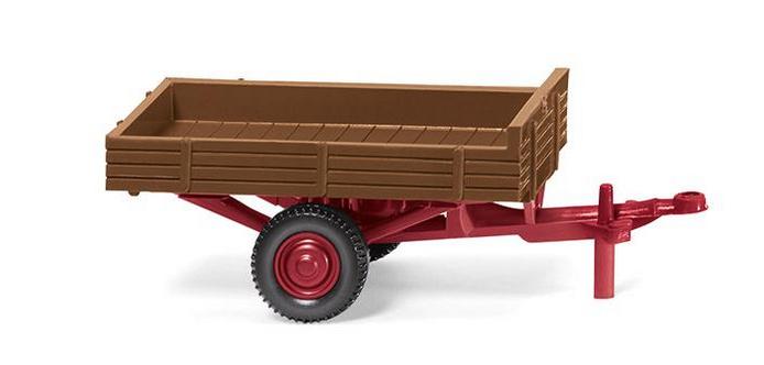 WIKING 087943  Allgaier Einachsanhänger   rehbraun 1:87