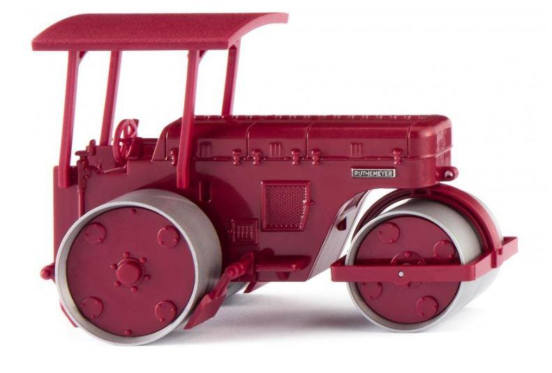 WIKING 089805 1:87 Straßenwalze (Ruthemeyer) - purpurrot