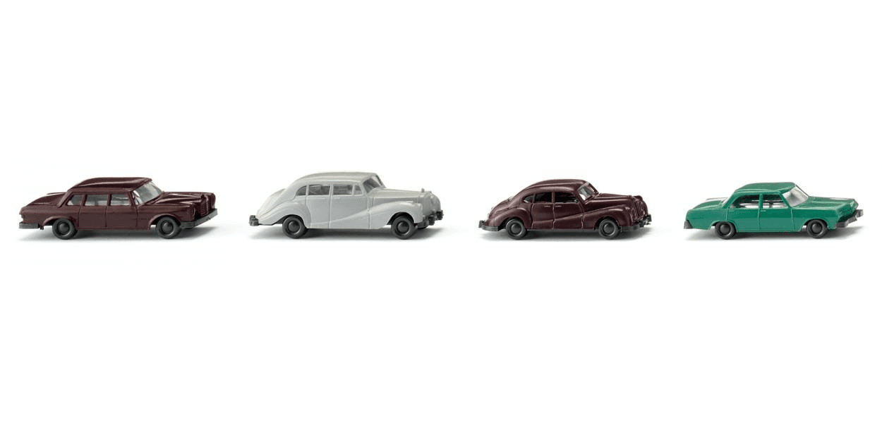 WIKING 091405 Set 4 klassische Personenwagen Spur N 1:160
