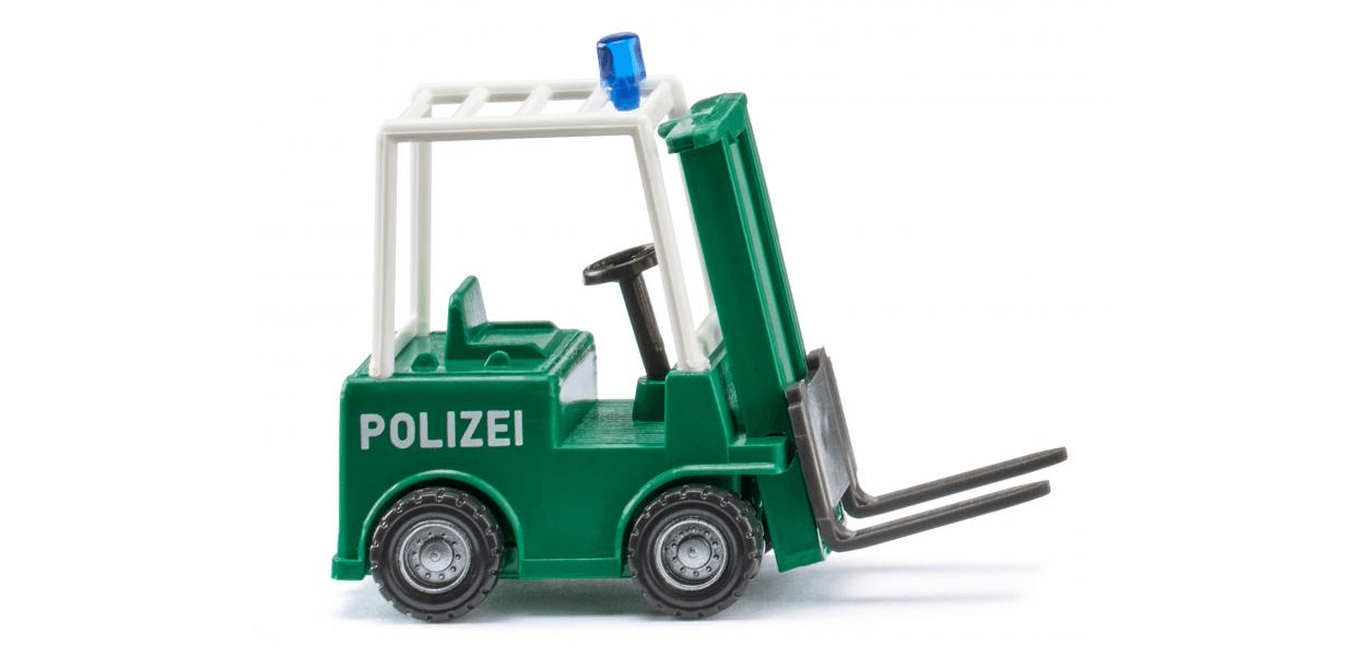 WIKING 117002 1:87 Polizei - Gabelstapler