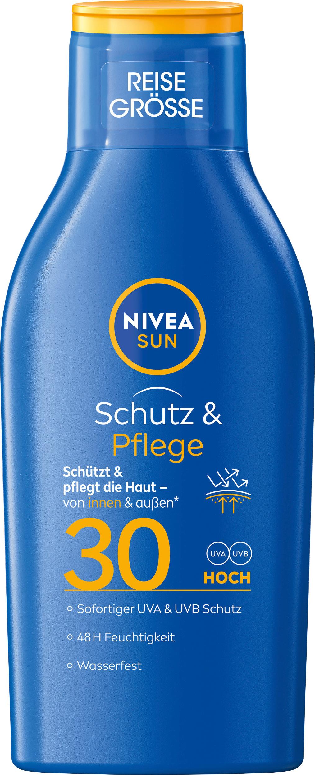 NIVEA SUN Sonnencreme Schutz&Pflege Reisegröße LSF30