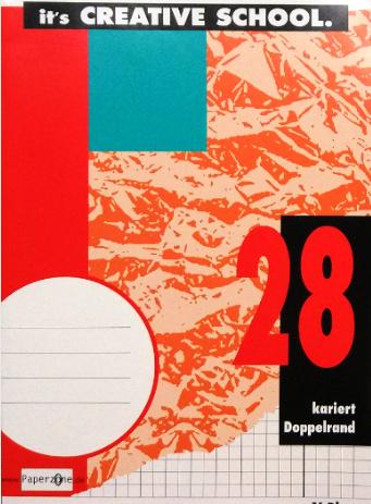 PAPERZONE Heft A4 Lineatur 28 16 Blatt