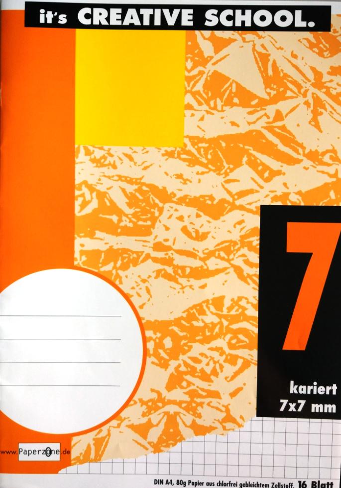 PAPERZONE Heft A4 Lineatur 7 16 Blatt