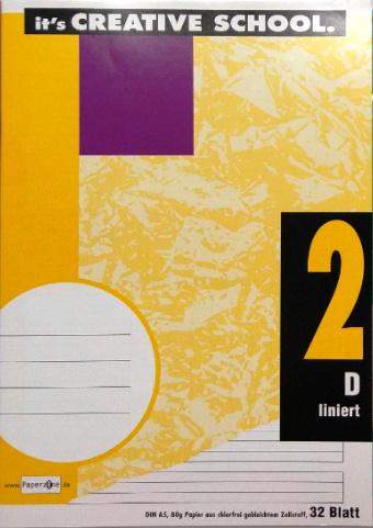 PAPERZONE Heft A5 Lineatur 2 32 Blatt