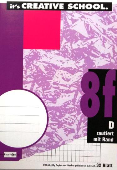 PAPERZONE Heft A5 Lineatur 8f 32 Blatt