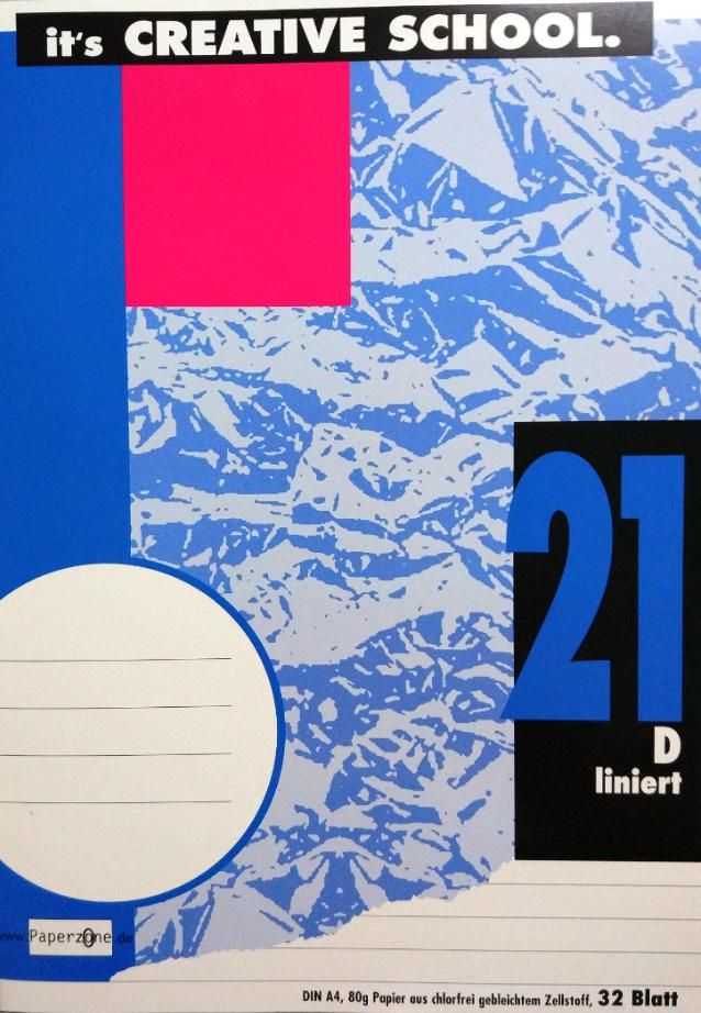 PAPERZONE Heft A4 Lineatur 21  32 Blatt